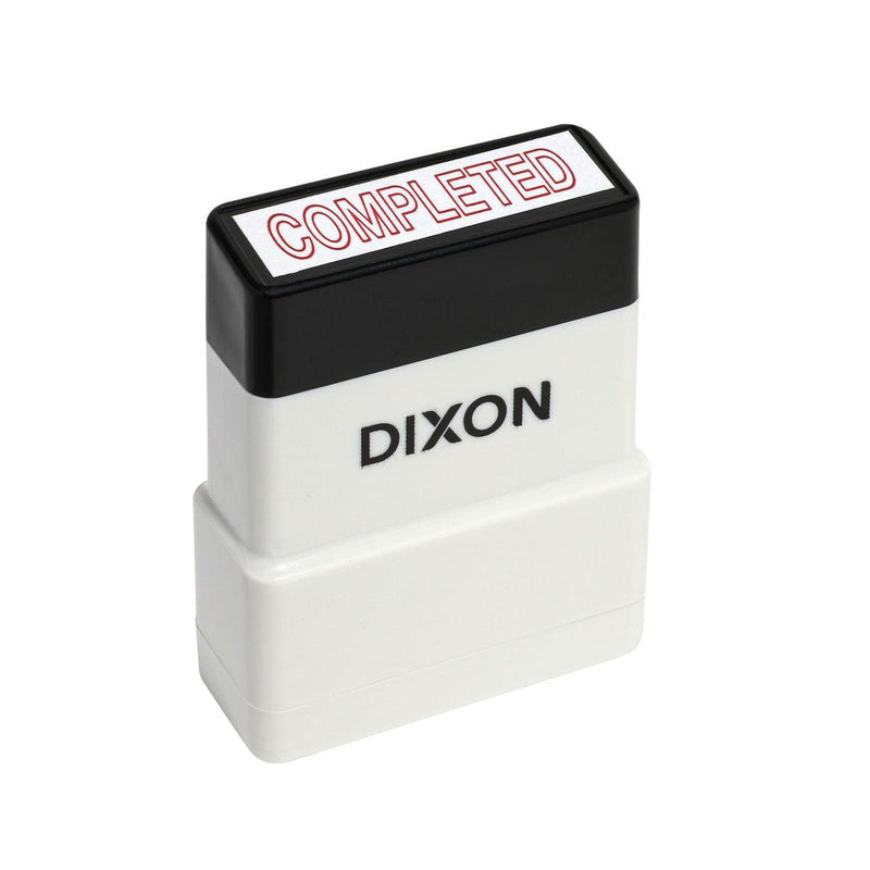 Dixon Stamp 009 Completed Red Pre Inked - Office Connect 2018