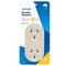 JACKSON Vertical Double Adaptor with 4,500A Surge Protection.