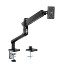 BRATECK 17"-32" Premium Aluminium Spring-Assisted Desk Mount Monitor Arm. Supports VESA up to 100x100. Extend, Tilt and Swivel. Detachable VESA Plate.