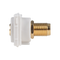 AMDEX Yellow RCA to F Connector. Gold Plated