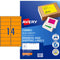 Avery Shipping Label L7163FO Flo Orange Laser 99.1x38.1mm 14up 25 Sheets - Office Connect 2018