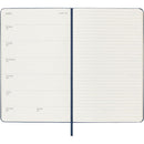 Moleskine Diary 12 Month Weekly + Notes HC Large Sapphire Blue - Office Connect 2018