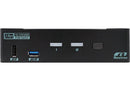 REXTRON 2-Port USB-C KVM Switch. 4K@144 DisplayPort, USB-C 3.2 Gen 2, Audio Switching, Hotkey Control, HDR10 Support, HDCP 2.2 & HDCP 1.4, Plug-&-Play, Supports MST. - Office Connect 2018