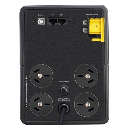 APC Back-UPS BX Series 1200VA (650W) Line Interactive with AVR, 230V Input/Output. 4x ANZ Sockets. IEC C14 Plug. 1.2m Power Cord. With Battery Backup & Surge Protector. - Office Connect 2018