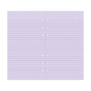 Filofax Personal Lavender Lined Notepaper Refill - Office Connect 2018