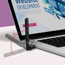 EDIMAX AC1200 Wireless Dual-Band USB-A Adapter. 802.11ac Standard, Supports USB 3.0, Adjustable Foldaway Antenna, Wave-2 compliant MU-MIMO, WPS Hardware, Supports Win & Mac. - Office Connect 2018