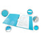 Rapesco Germ-Savvy Antibacterial A4 PP Ring Binder 2/25 Aqua - Office Connect 2018