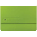 FM Document Wallet Green Foolscap - Office Connect 2018