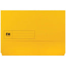 FM Document Wallet Yellow Foolscap