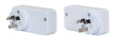 DYNAMIX horizontal Double Adaptor, A1L-Left Hand, A1R- Right Hand, twin pack version, unique space saving horizontal style, white colour. - Office Connect 2018