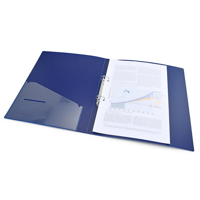 Rapesco Germ-Savvy Antibacterial A4 PP Ring Binder 2/25 Blue - Office Connect 2018