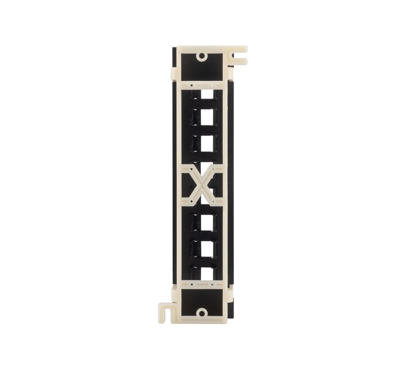 DYNAMIX Mini 8 Port Unloaded Keystone Patch Panel