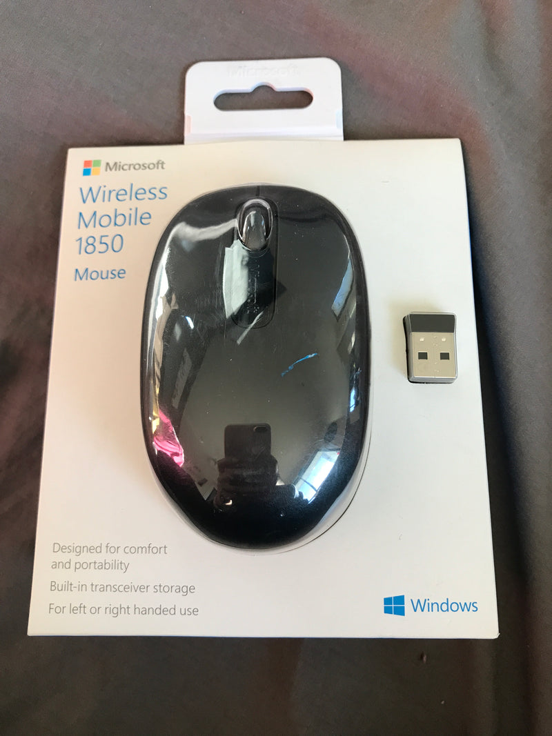 MICROSOFT 1850 MOBILE MOUSE BLACK