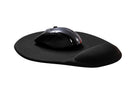 DYNAMIX Ergonomic Mouse Pad with Supporting Gel Palm Rest. Dimension 250x210x23mm. Ultra Smooth Surface with Contoured Edges to Provide Additional Comfort. Non-Skid Base. Black Colour - Office Connect 2018