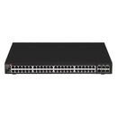 EDIMAX 54-Port Gigabit Web Smart Switch with 6x SFP+ 10G Ports 48x Ethernet Ports + 6 SFP+ 10G Uplink Ports. 216 Gbps Backplane Bandwidth. Alive Check, DHCP