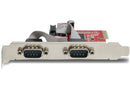 UNITEK 2 Port Serial PCI-E Card Includes Low Profile Brackets. - Office Connect 2018