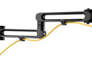 BRATECK 17-32" Dual Screen Articulating Monitor Stand. Free-Tilting Design, Sturdy Steel Base, 360 Rotary VESA Plate. VESA 75x75, 100x100, Max Load 16Kgs. Built-in Cable Management. - Office Connect 2018
