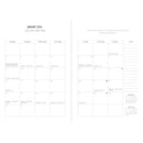 Letts of London Diary Spring Valley A5 Week to View Green Even Year - Office Connect 2018