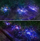 New Ground Plug Solar Fireworks Light LED Light String Copper Wire Outdoor Garden Decoration Star Lights Christmas Lights - Office Connect 2018
