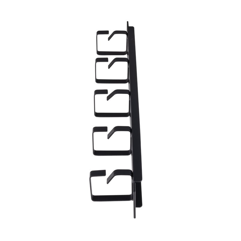 DYNAMIX 19'' 1RU 55mm Deep Metal Cable Management Bar. Supplied with Cage Nuts. - Office Connect 2018