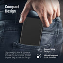 PROMATE 10000mAh Power Bank with Smart LED Display & Super Slim Design. Includes 2x USB-A & 1x USB-C Ports. 2A (Shared) Charging. Auto Voltage Regulation. Charge 3x Devices. Black Colour. - Office Connect 2018