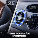 PROMATE MagGrip Cradleless AC Vent Magnetic Smartphone Mount. Includes Metal Ring. 360 Rotation. Seure Mounting. Perfect for All Phones & Cases. - Office Connect 2018