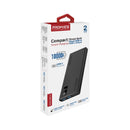 PROMATE 10000mAh Power Bank with Smart LED Display & Super Slim Design. Includes 2x USB-A & 1x USB-C Ports. 2A (Shared) Charging. Auto Voltage Regulation. Charge 3x Devices. Black Colour. - Office Connect 2018