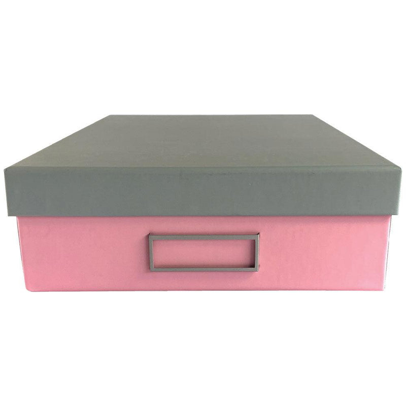 Ledah Pastels Storage Box A4 Pink - Office Connect 2018