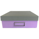 Ledah Pastels Storage Box A4 Purple - Office Connect 2018