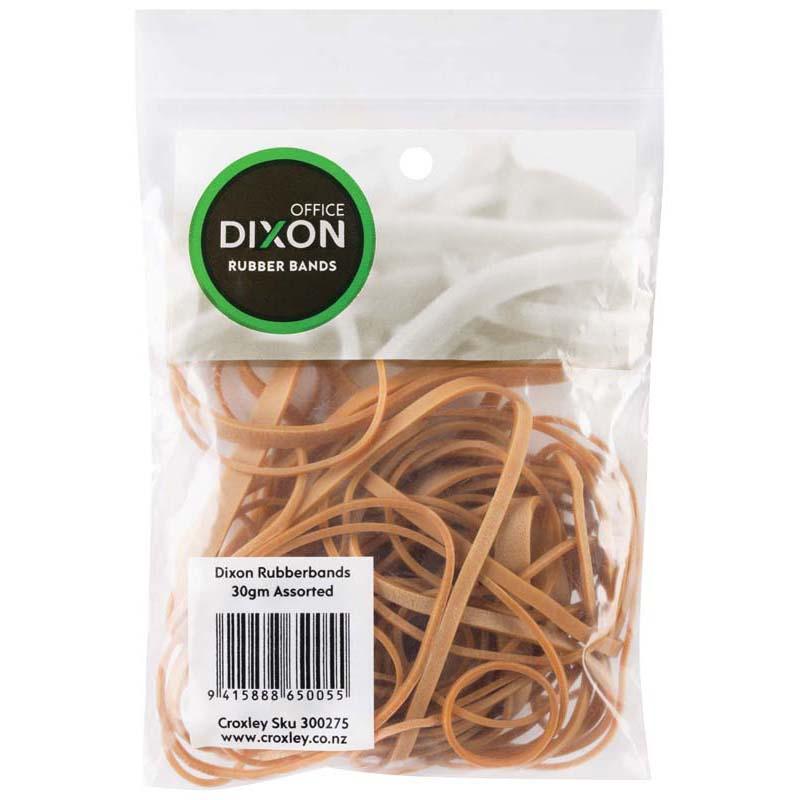 Dixon Rubber Bands Cellopak 30gm - Office Connect 2018