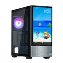 Zalman Z10 DS Black ATX Mid Tower Case 1x120mm ARGB with LCD screen - Office Connect 2018