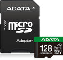 ADATA Speed Plus microSDXC UHS-I U3 A2 V30 Card with Adapter 128GB - Office Connect 2018