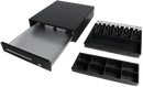 Maken CK-410 Cash Drawer 4 Note 8 Coin  Black Front 24V - Office Connect 2018