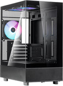 SilverStone LD04 MATX Black Mid Tower Case - Office Connect 2018