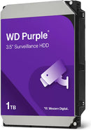WD Purple 1TB SATA 3.5" 64MB Surveillance HDD 3Yr Wty - Office Connect 2018