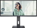 AOC CU34P3CV 34" Curved 3440x1440 4ms HDMI DP USB 100Hz Monitor - Office Connect 2018