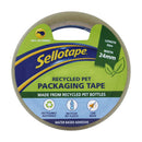 Sellotape Recycled PET Packaging Tape Low Noise 24mm x 50m - Office Connect 2018