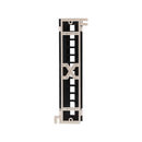DYNAMIX Mini 1U 12 Port Unloaded Wall Mountable Keystone Patch Panel. - Office Connect 2018