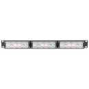 DYNAMIX 24 Port 19'' Cat6 UTP Patch Panel with plastic labelling kit. T568A & T568B Wiring. 1RU. 110x Terminations. - Office Connect 2018