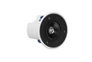 KEF CI100.2QR 3'' Flush Mounting Round In-Wall & Ceiling Speaker. Uni-Q array: 1x 75'' LF driver, 1x 16mm HF driver. Removable rear can. Magnetic grille. Marine grade construction IP64 Sold individually - Office Connect 2018