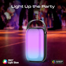 PROMATE 20W Wireless HD Bluetooth Portable Speaker with LED Lighting. Built-in 4000mAh Battery, Up to 8 Hours Playback, Built-in Sillicone Handle, Connect 2x SPECTRO-20 for Stereo Sound, IPX5 Water-Resist.