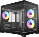 Raidmax i600 Plus MATX Mini-Tower Case Tempered Glass Black with ARGB - Office Connect 2018