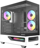 Raidmax H200 ATX Mid-Tower Case Tempered Glass White with ARGB - Office Connect 2018
