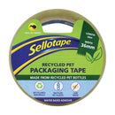Sellotape Recycled PET Packaging Tape Low Noise 36mm x 50m - Office Connect 2018