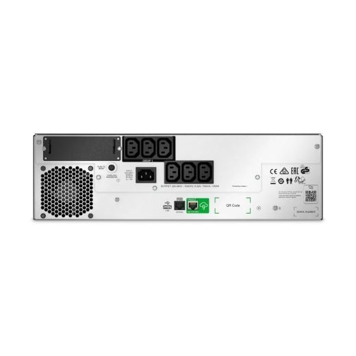 APC Smart-UPS 1500VA (1350W) 3U Lithium Ion Rack Mount with Smart Connect. Short Depth. 230V Input/ Output. 6x IEC C13 Outlets. With Battery Backup. LED Stat Indicators USB Connectivity. Rach Mount Includ - Office Connect 2018