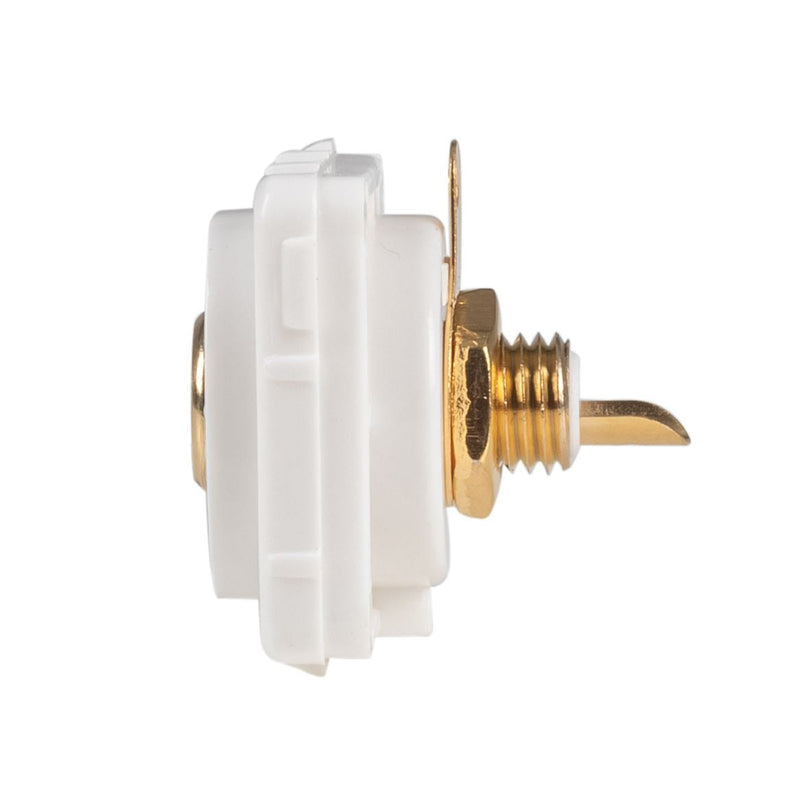 AMDEX White RCA to Solder Connector . Gold Plated - Office Connect 2018
