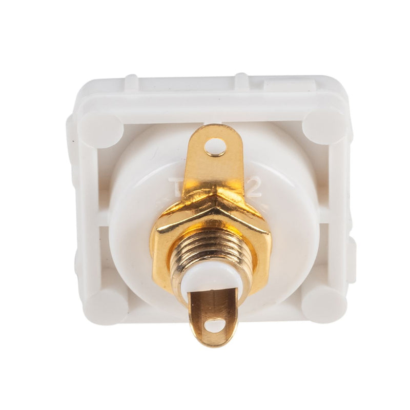 AMDEX White RCA to Solder Connector . Gold Plated - Office Connect 2018