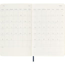 Moleskine Diary 12 Month Weekly + Notes SC Large Sapphire Blue - Office Connect 2018