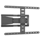 BRATECK 43"-90" Full Motion Ultra-Slim TV Wall Mount Bracket. VESA Support up to 600x400. Profile 19.5-250mm. Bubble Level Included. Tilt 7 Swivel. Max Load 50Kgs. Matte Black Colour - Office Connect 2018