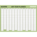 Milford Any Year Laminated Planner 695x995 With Marker - Office Connect 2018
